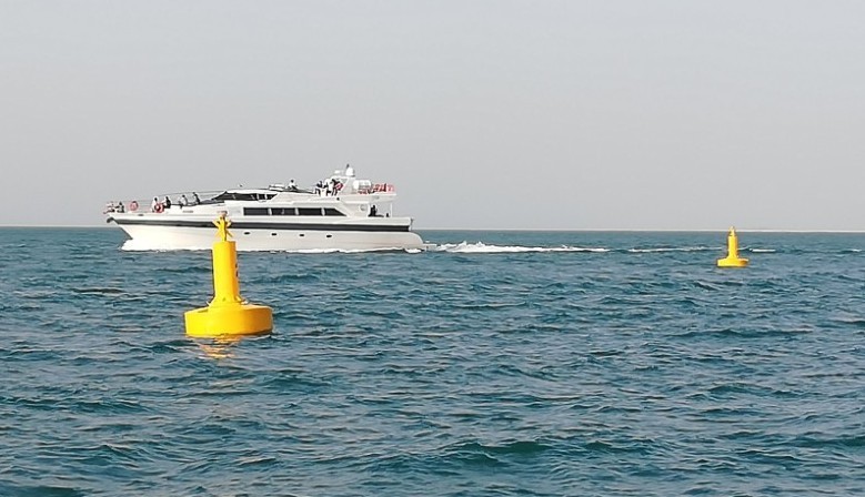 FLC1500 special mark buoy with Carmanah M660